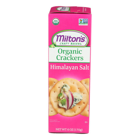 Milton's, Miltons Baked Crackers Himalayan Salt, 6 Oz