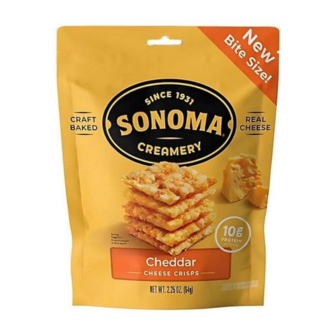 Sonomacrea, Crisps Cheddar, 2.25 Oz(Case Of 12)