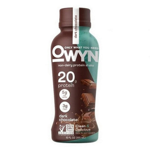 Owyn, Plant Based  Dark Chocolate  Protein, 12 Oz(Case Of 12) Owyn