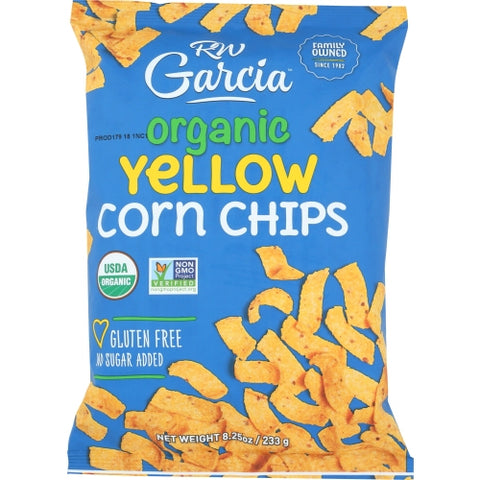 Rw Garcia, Chip Yellow Corn Org, 8.25 Oz