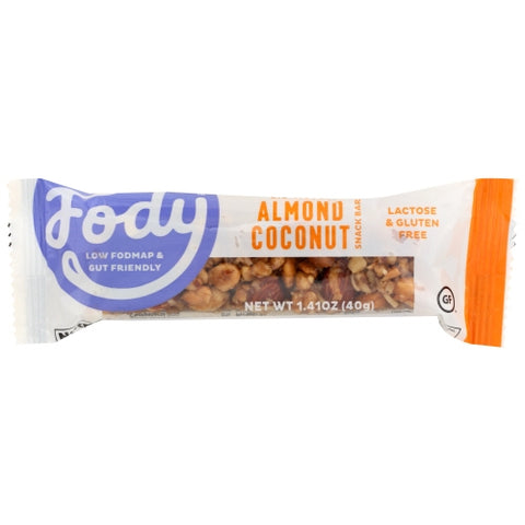 Fody Foods, Bar Almond Coconut, Case of 12 X 1.41 Oz