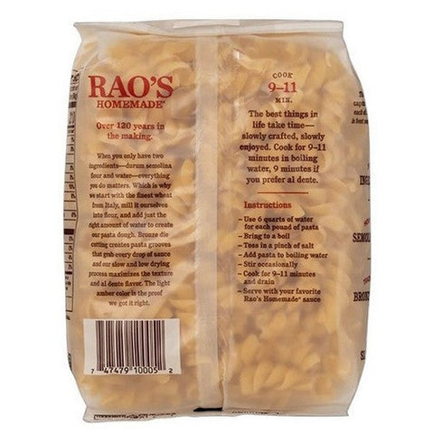 Rao's, Pasta Fusilli, 16 Oz(Case Of 6) Rao's