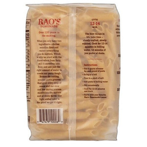 Rao's, Pasta Penne, 16 Oz(Case Of 6) Rao's