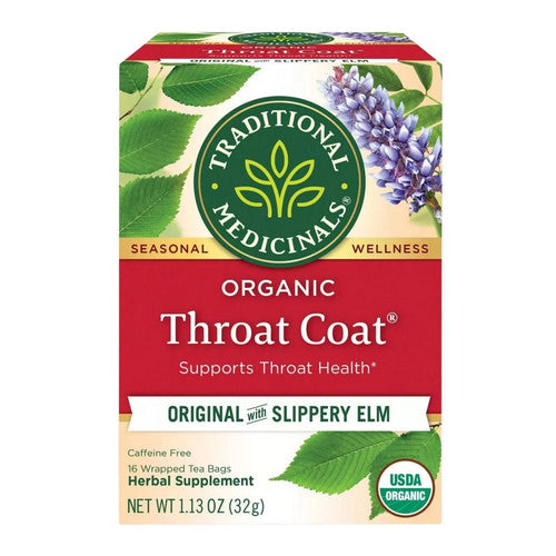 Traditional Medicinals, Throat Coat Tea, 16 Bags