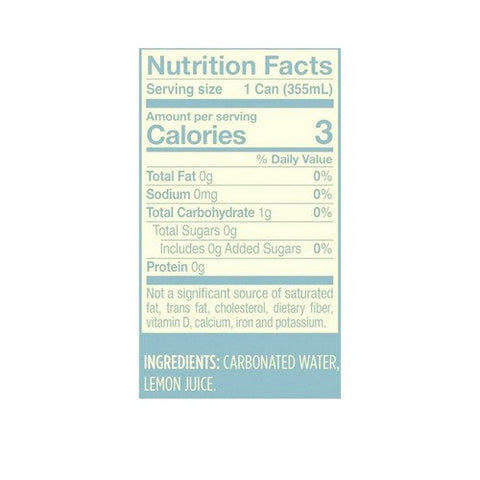 Spindrift, Water Sprkl Lemon 8Pk, Case of 3 X 96 Oz Spindrift