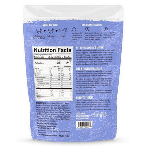 Lakanto, Mix Baking Blubrry Muffin, 6.77 Oz(Case Of 8) Lakanto