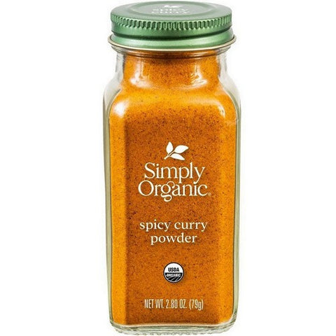 Simply Organic, Organic Spicy Curry Powder, 2.8 Oz(Case Of 6)