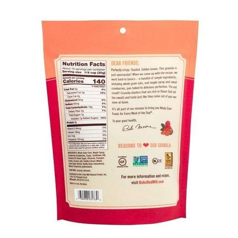Bobs Red Mill, Homestyle Granola Cranberry Almond, 11 Oz(Case Of 6)