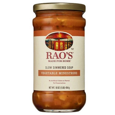 Rao's, Specialty Food Soup Vegetable Minestrone, 16 Oz(Case Of 6)