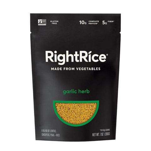 Rightrice, Made From Vegetables Garlic Herb, 7 Oz(Case Of 6)