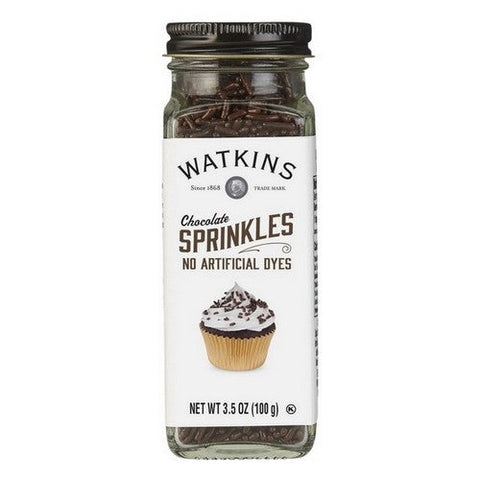 Watkins, Chocolate Decorating Sprinkles, Case of 3 X 3.5 Oz Watkins
