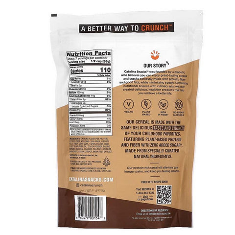 Catalina Crunch, Keto Friendly Cereal Dark Chocolate, 9 Oz(Case Of 6)