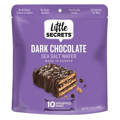Little Secrets Llc, Wafer Drk Choc Sslt, 3.5 Oz(Case Of 6) Little Secrets Llc
