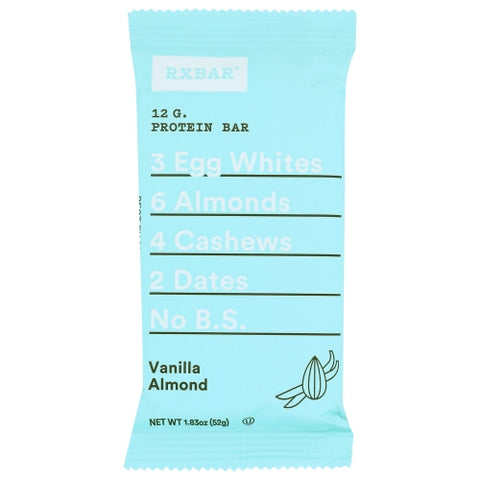 Rxbar, Bar Vanilla Almond, 1.83 Oz(Case Of 12)