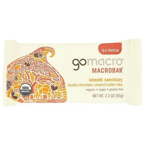 Gomacro, Bar Dbl Choc Pnut Bttr, 2.3 Oz(Case Of 12) Gomacro