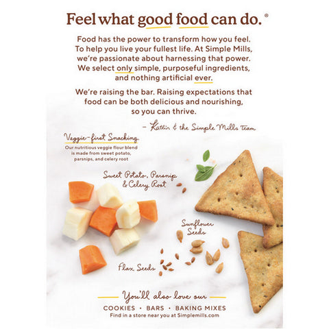 Simple Mills, Cracker Pita Mdtrrn Herb, Case of 6 X 4.25 Oz