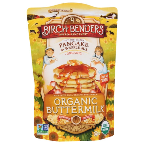 Birch Benders, Pancake Waffle Mx Butrmlk, 16 Oz(Case Of 6)