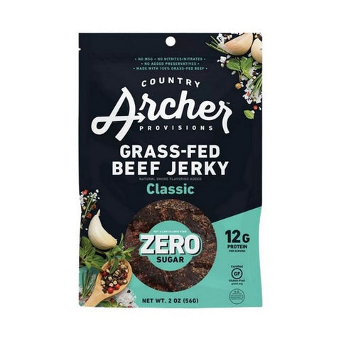 Country Archer, Jerky Beef Classic Ns, 2 Oz(Case Of 12)