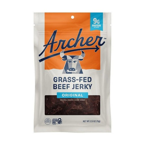 Country Archer, Grass-Fed Beef Jerky Original, 2.5 Oz(Case Of 12)