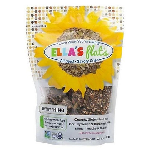 Ellas Flats, Crackers Sesame, 4.8 Oz(Case Of 6)