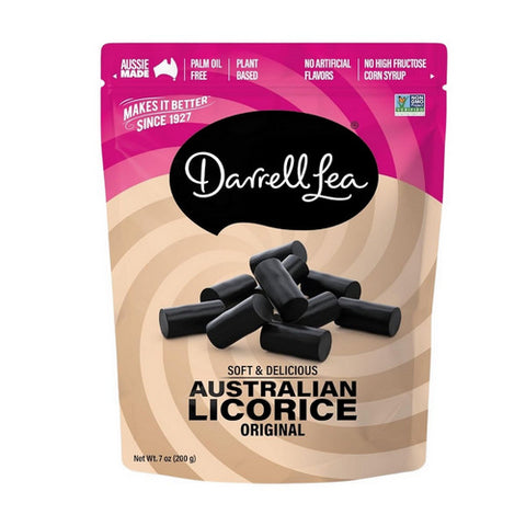 Darrell Lea, Original Black Liquorice, 7 Oz(Case Of 8)