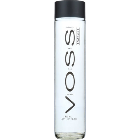 Water Artesian Sprkl Glas Case of 12 X 27.1 Oz by Voss
