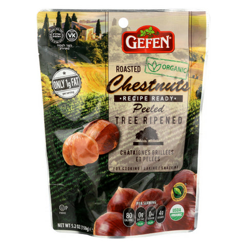Gefen, Roasted Whole Chestnuts, 5.2 Oz(Case Of 12)