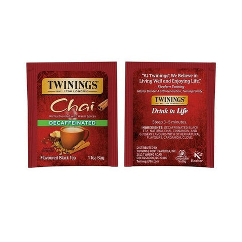 Twinings Tea, Tea Dcf Chai, 20 Bags(Case Of 6) Twinings Tea