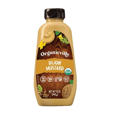 Organicville, Mustard Dijon Org, 12 Oz(Case Of 12)