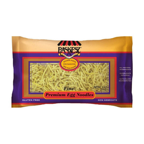 Paskesz, Noodle Egg Fine, 9 Oz(Case Of 12)