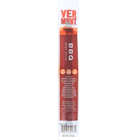 Vermont Smoke, Beef Realstick Bbq Abf, 1 Oz(Case Of 24)