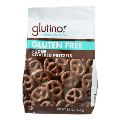 Glutino, Chocol Ate Covered Pretzels, 5.5 Oz(Case Of 12)