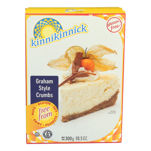 Kinnikinnick, C Rumbs Graham Style, 10.5 Oz(Case Of 6)