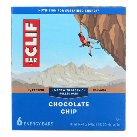 Clif Bar, Energy Bar Chocolate Chip, Case of 9 X 14.4 Oz