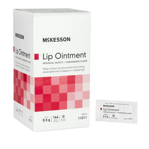 McKesson, Lip Balm Individual Packet, 0.5 Grams, Box Of 144