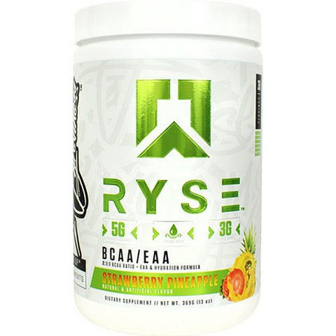 Ryse Supplements, BCAA / EAA, Strawberry Pineapple 13 Oz