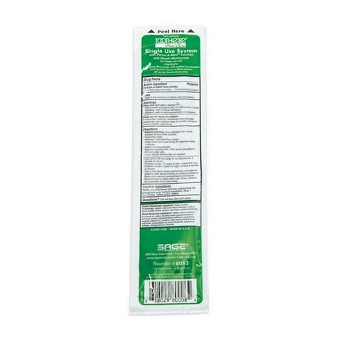 Sage, Oral Swab System Kit With Perox-A-Mint Solution, 1 Pack
