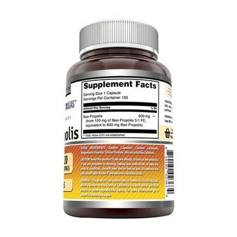 Amazing Nutrition, Amazing Formulas Bee Propolis, 600 mg, 120 Caps