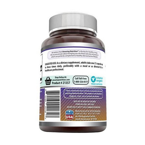 Amazing Nutrition, Amazing Formulas L-Arginine, 500 mg, 250 Caps