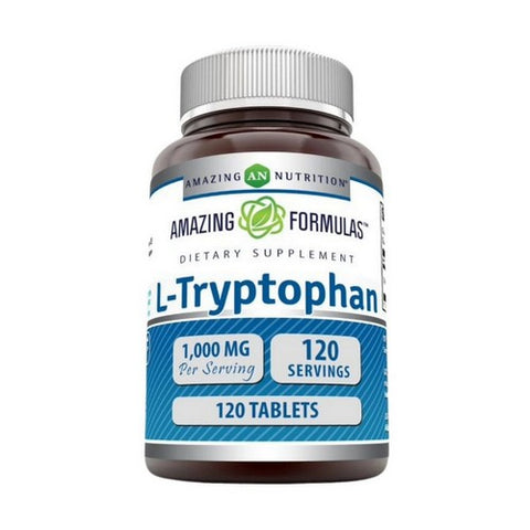 Amazing Nutrition, Amazing Formulas L-Tryptophan, 1000 mg, 120 Tabs