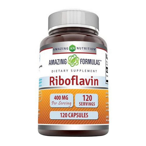 Amazing Nutrition, Amazing Formulas Riboflavin, 400 mg, 120 Caps