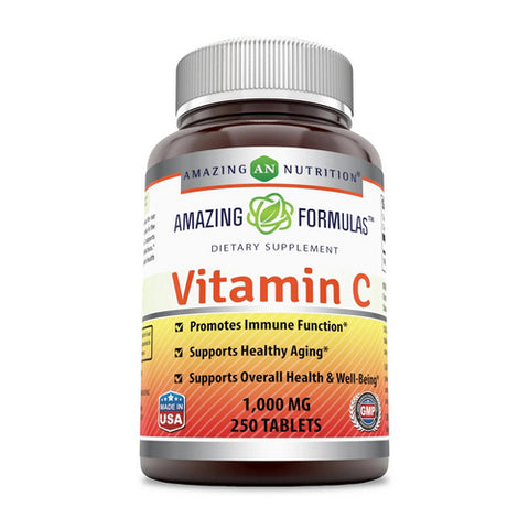 Amazing Nutrition, Amazing Formulas Vitamin C, 1000 mg, 250 Tabs