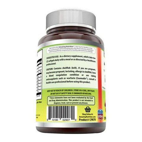 Amazing Nutrition, Amazing Omega Krill Oil, 1000 mg, 120 Softgels