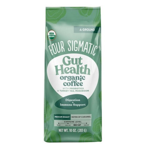 Four Sigma Foods Inc, Gut Health Organic Coffee With Probiotics, 12 Oz