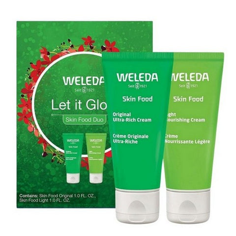 Weleda, Let It Glow Skin Food Duo, 1 Kit
