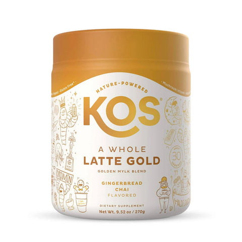 Kos, Organic Golden Milky Blend Gingerbread Chai, 9.52 Oz