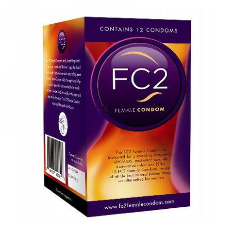 FC2, Female Condom, 12 Each