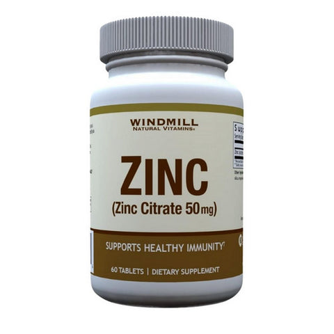 Zinc Citrate 60 Tabs by Windmill Health