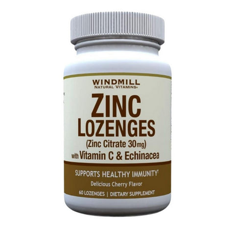 Zinc With Vitamin C 60 Lozenges by Windmill Health