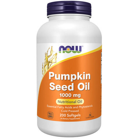 Now Foods, Pumpkin Seed Oil, 1000 Mg, 200 Softgels Now Foods